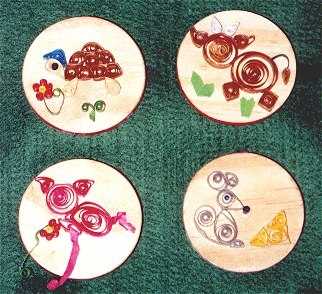 Quilling magnets