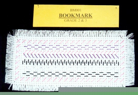 Embroidery bookmark
