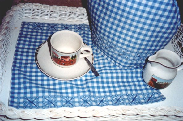 Tea Cosy & Tray Cloth