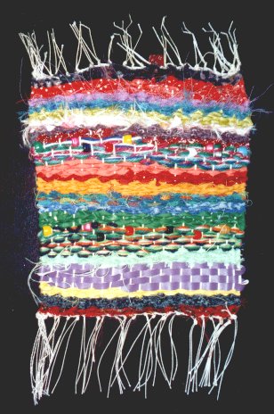 Rag Weaving Wall Hanging