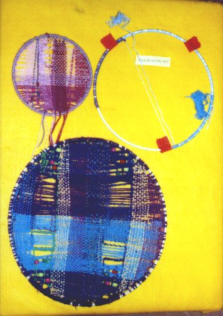 Rag Weaving Wall Hanging