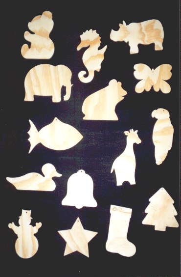 wooden shapes