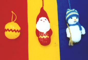 Knitted Xmas Decorations